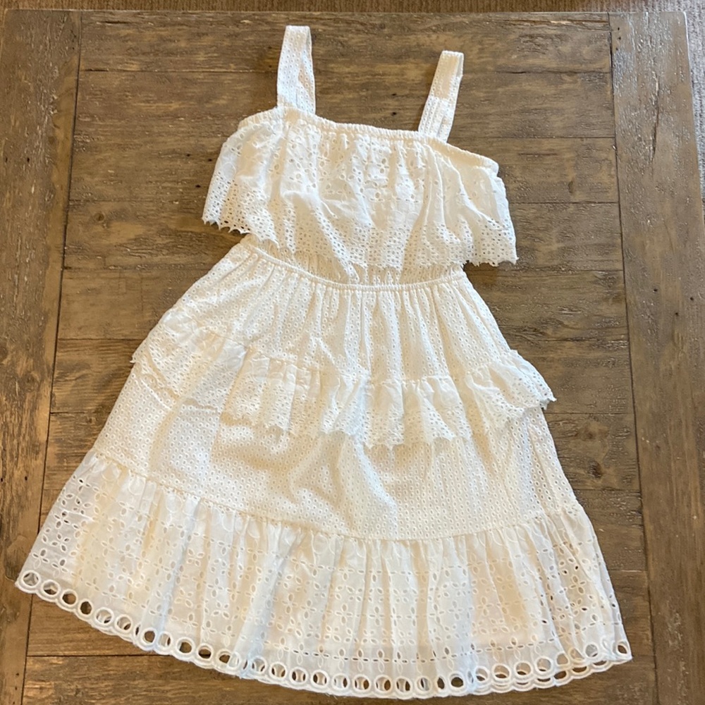 White eyelet sundress